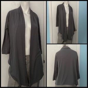Stunning Rayon Blend Draped Cardigan
